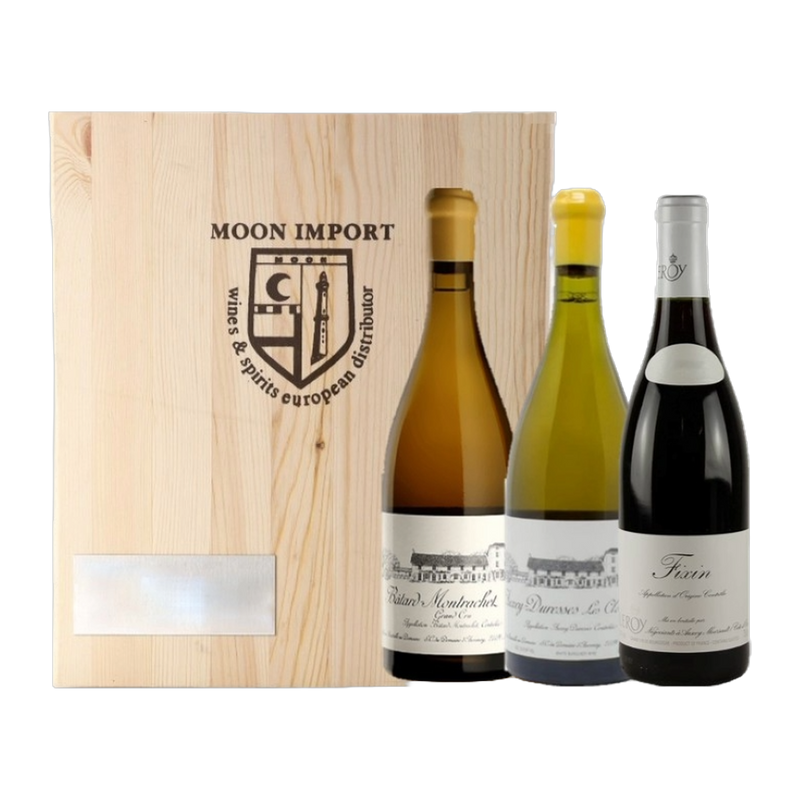 Moon Import Collection Batard Montrachet 2013, Auxey les Clous 07, Fixin 09