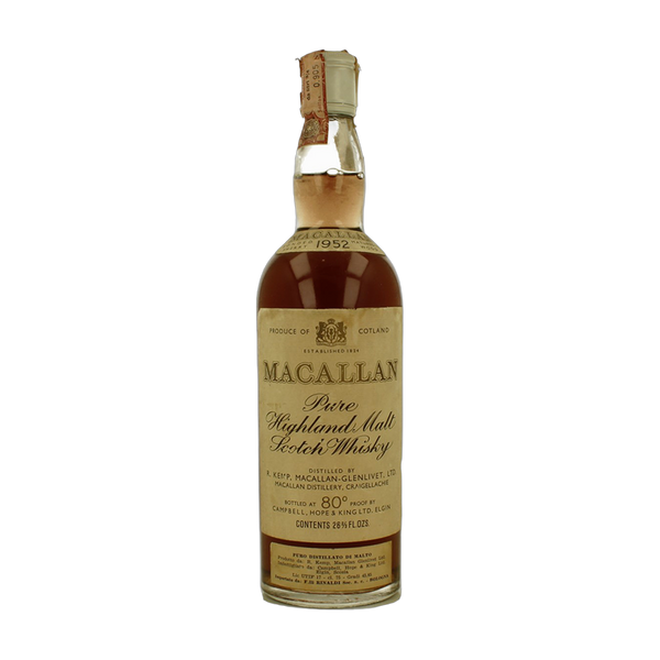 Macallan 1952 80Proof 15Y.O