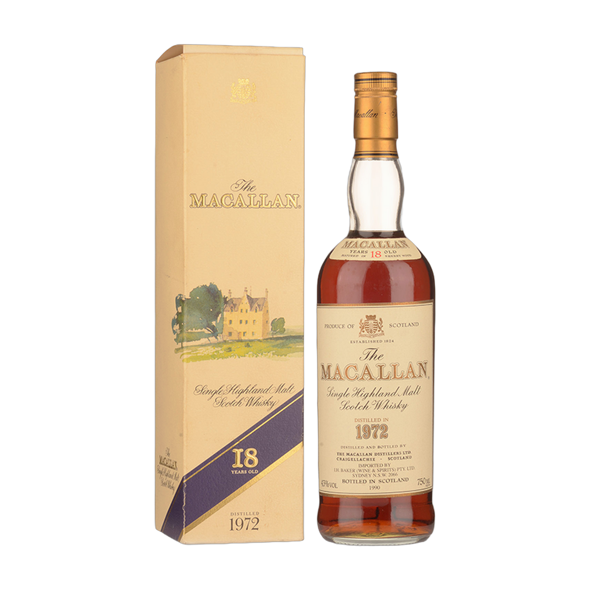 Macallan 1972 Scotch Whisky 18Y.O