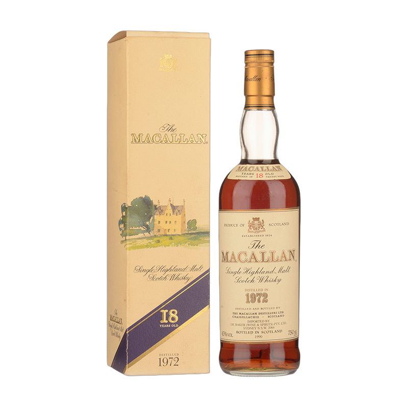Macallan 1972 Scotch Whisky 18Y.O