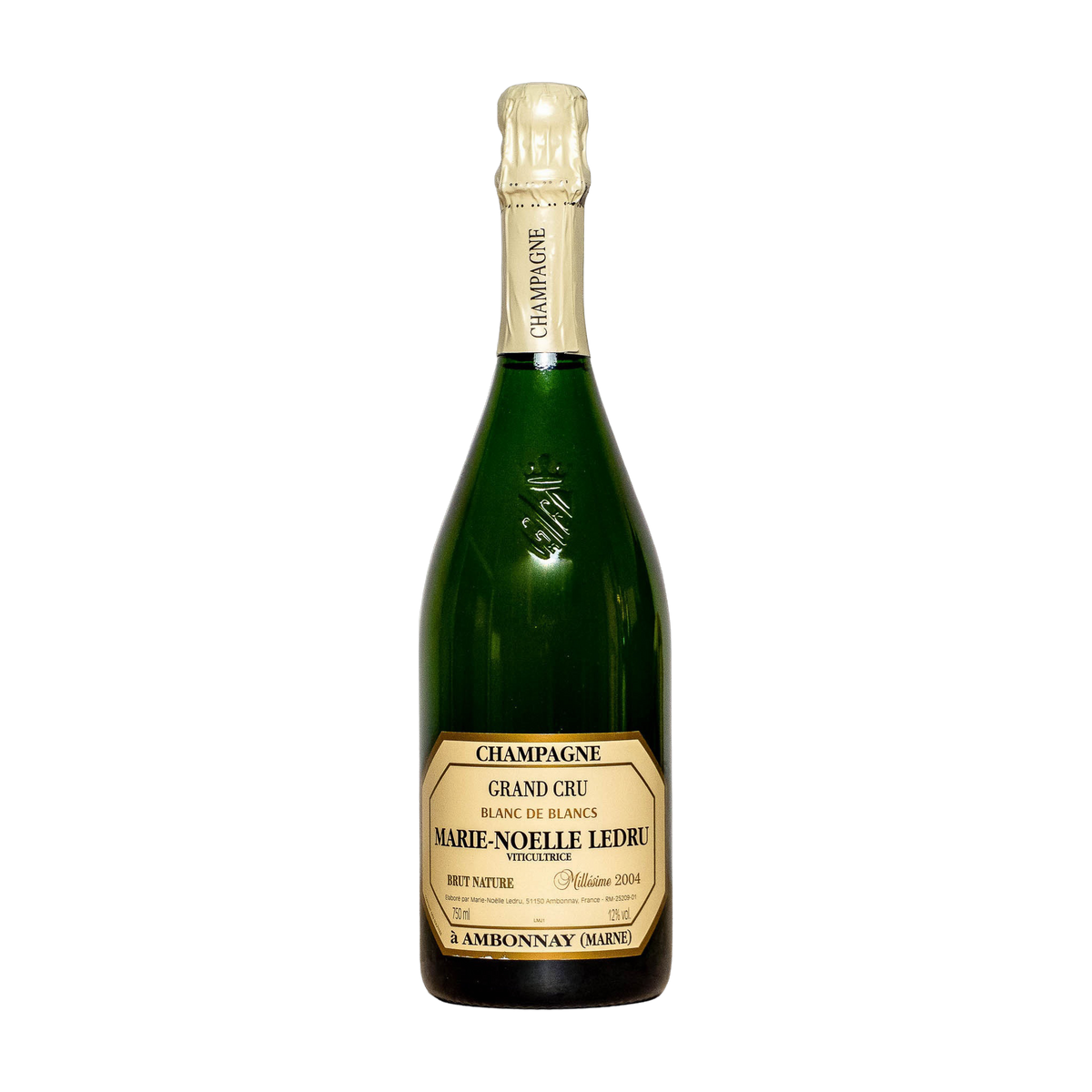 Marie-Noelle Ledru Blanc de Blancs Grand Cru Brut Nature Millesime 2004 0,75L