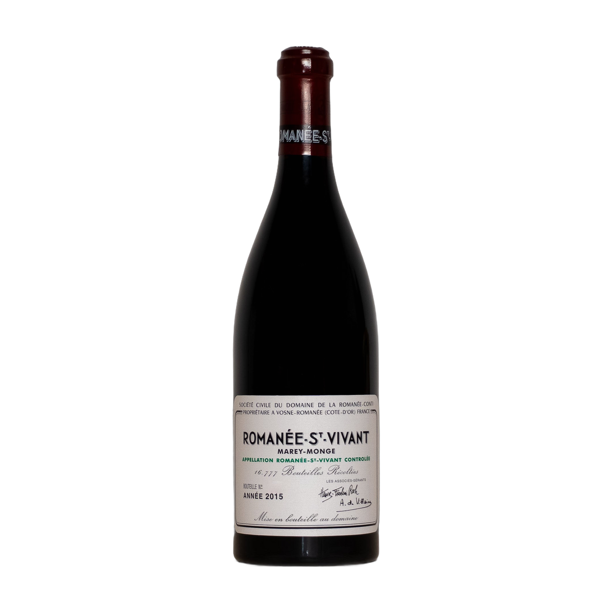 Romanee-Conti Romanee-Saint-Vivant 2015